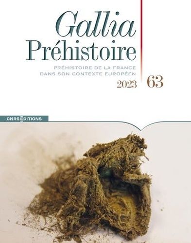Emprunter Gallia Préhistoire N° 63 livre