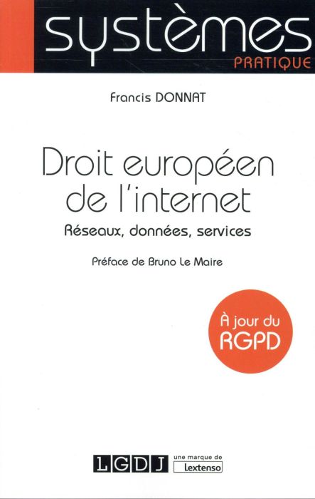 Emprunter Droit européen de l'internet livre