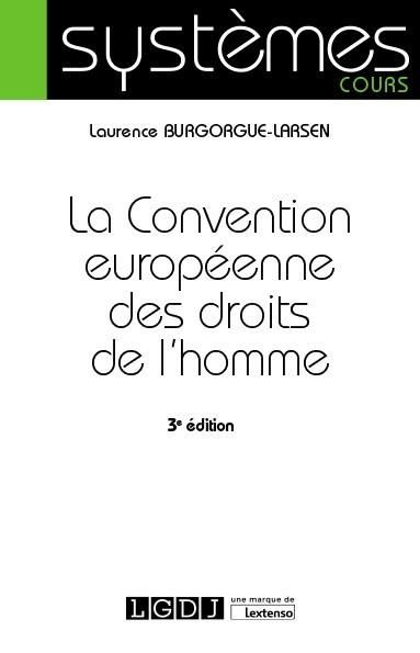Emprunter La convention européenne des droits de l'homme livre
