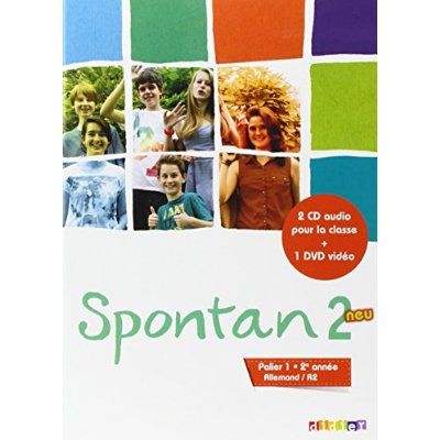 Emprunter Allemand Palier 1 2e année A2 Spontan 2 neu. 1 DVD + 2 CD AUDIO livre