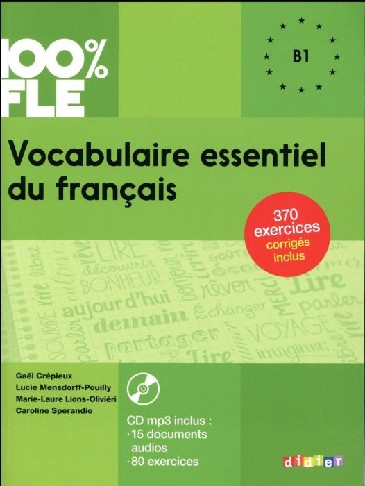 Emprunter Vocabulaire essentiel du français B1. Avec 1 CD audio livre