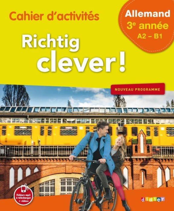 Emprunter Cahier d'activités Allemand 3e année Richtig clever ! Edition 2017 livre