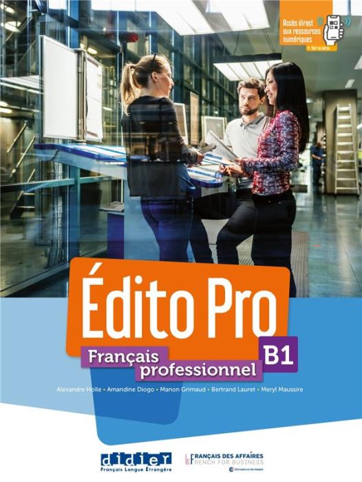 Emprunter Français professionnel B1 Edito Pro. Avec 1 DVD-ROM livre