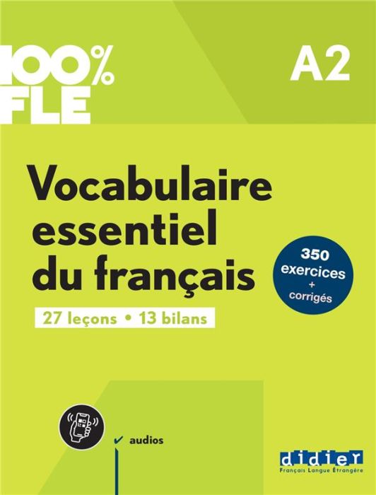 Emprunter Vocabulaire essentiel du français niveau A2 livre
