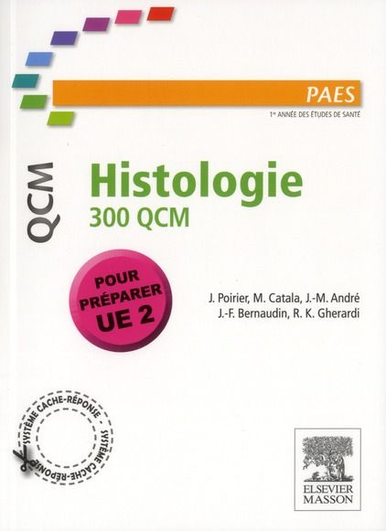 Emprunter Histologie 300 QCM Médecine 1re année livre