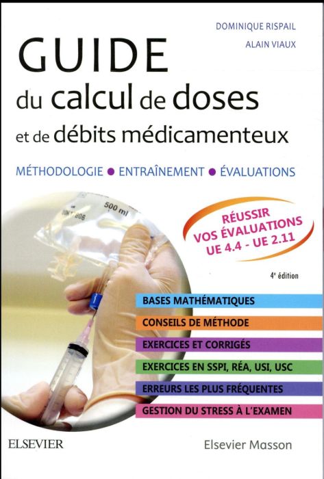 Emprunter Guide du calcul de doses et de débits médicamenteux. 4e édition livre