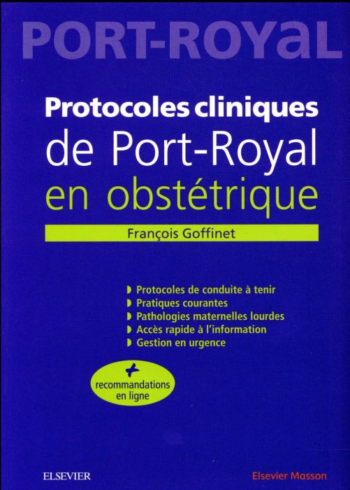 Emprunter Protocoles cliniques de Port-Royal en obstétrique. 5e édition livre