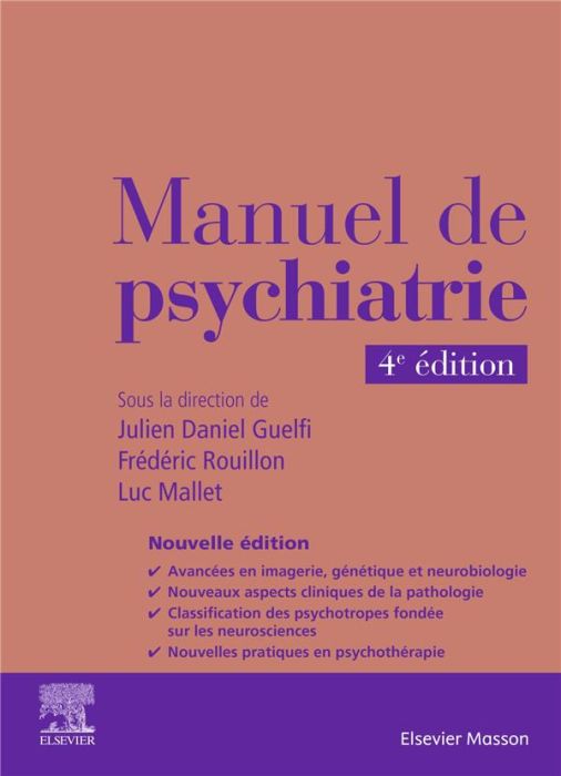 Emprunter Manuel de psychiatrie. 4e édition livre