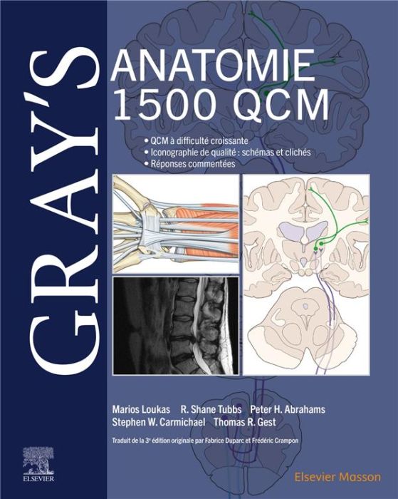 Emprunter Gray's Anatomie. 1 500 QCM livre