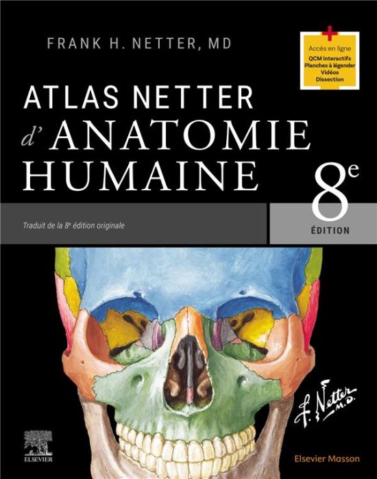 Emprunter Atlas d'anatomie humaine 8e edition livre