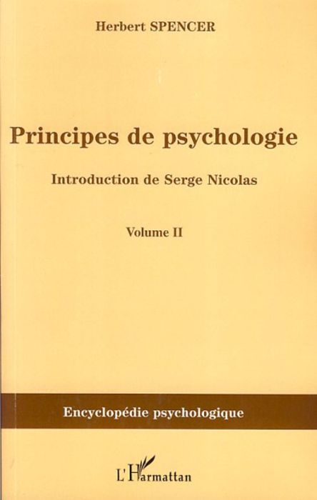 Emprunter Principes de psychologie. Tome 2 livre