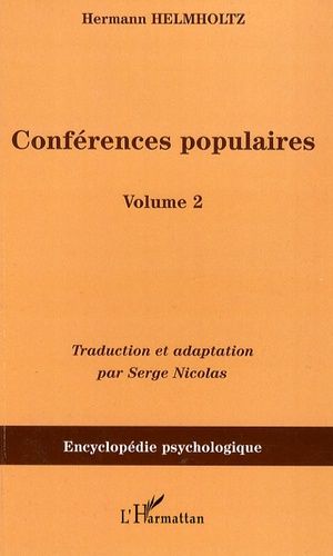 Emprunter Conférences populaires. Volume 2 livre