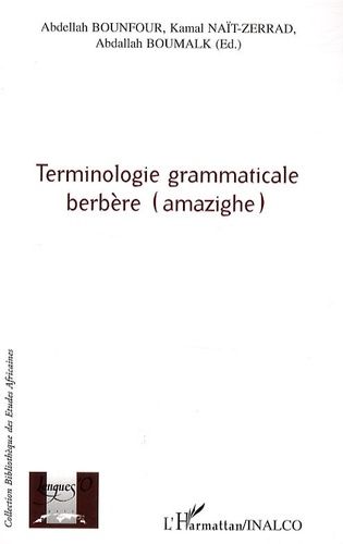 Emprunter Terminologie grammaticale berbère (amazighe) livre