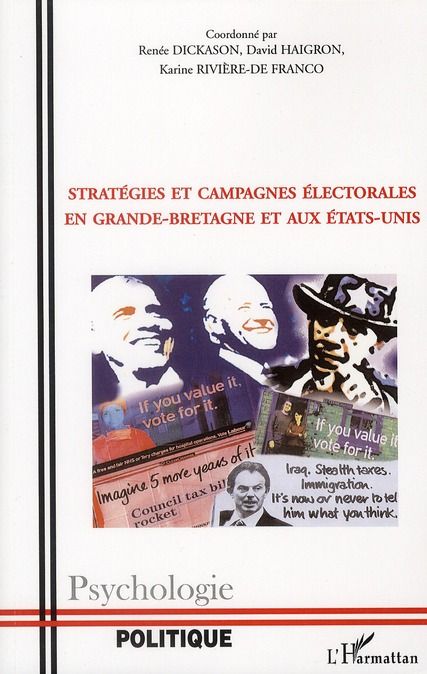 Emprunter Stratégies et campagnes électorales en Grande-Bretagne et aux Etats-Unis livre