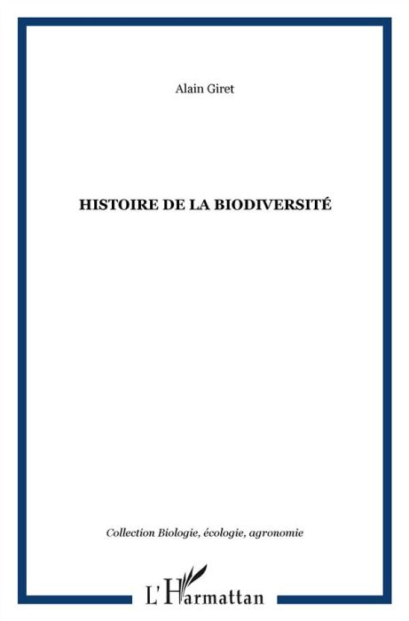 Emprunter Histoire de la biodiversité livre