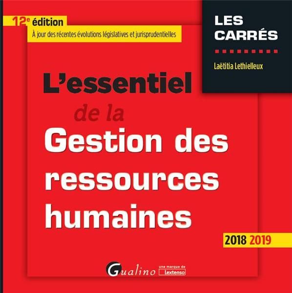 Emprunter L'essentiel de la gestion des ressources humaines 2018-2019 livre