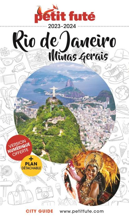 Emprunter Petit Futé Rio de Janeiro, Minas Gerais. Edition 2023-2024. Avec 1 Plan détachable livre
