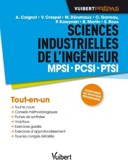 Emprunter Sciences industrielles pour l'ingénieur MPSI PCSI PTSI livre
