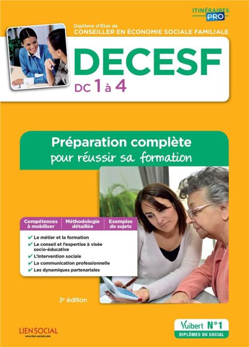 Emprunter DECESF DC 1 à 4. Diplôme d'Etat de Conseiller en économie sociale familiale, 3e édition livre