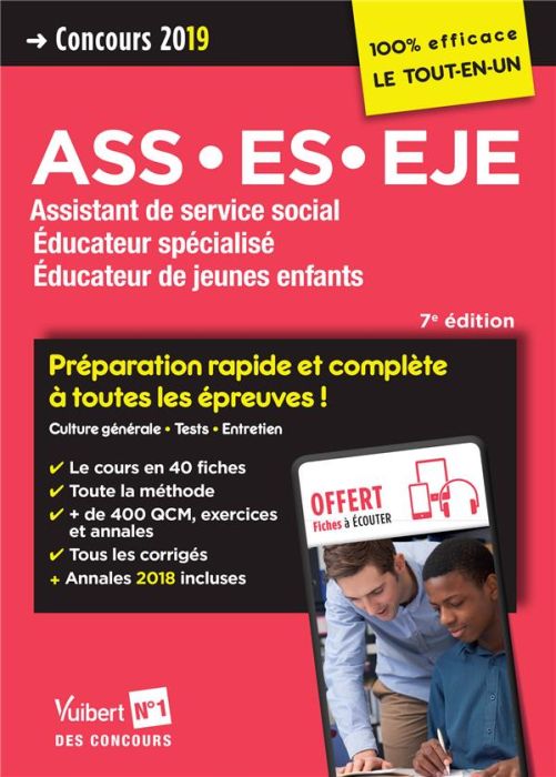 Emprunter ASS - ES - EJE. Assistant de service social, éducateur spécialisé, éducateur de jeunes enfants, 7e é livre