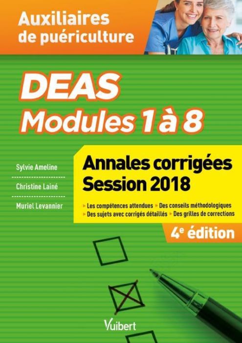 Emprunter DEAS Modules 1 à 8. Annales corrigées, Edition 2018 livre