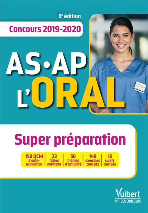 Emprunter Concours AS-AP l'oral. Aide-soignant, Auxiliaire de puériculture, Edition 2019-2020 livre