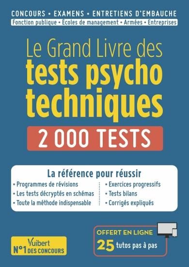 Emprunter Le grand livre des tests psychotechniques. 2000 tests livre