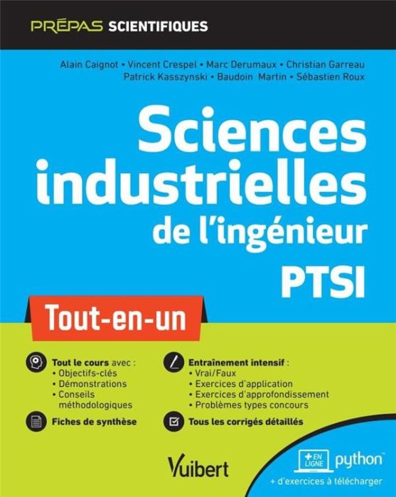 Emprunter Sciences industrielles de l'ingénieur PTSI. Tout-en-un livre