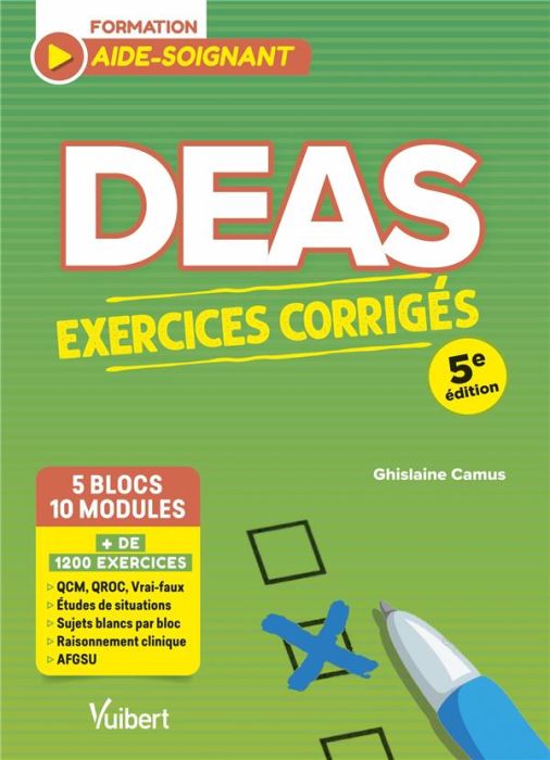 Emprunter DEAS Exercices corrigés. 5 blocs de compétences - 10 modules de formation, 5e édition livre