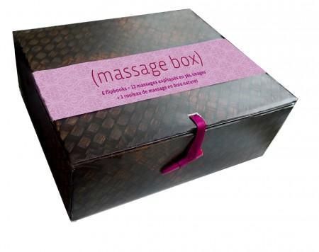 Emprunter Massage box / 6 flipbooks pour 12 massages bien-être + 1 rouleau de massage en bois naturel livre