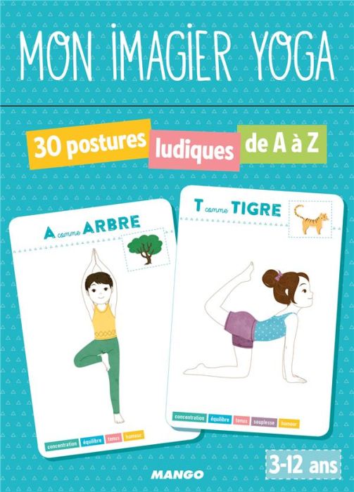 Emprunter Mon imagier yoga. Avec 30 cartes illustrées livre