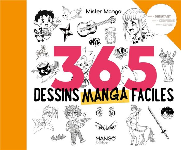 Emprunter 365 dessins manga faciles livre