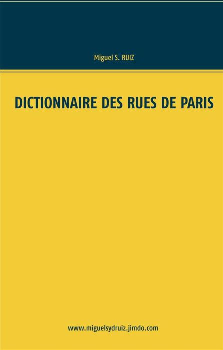 Emprunter Dictionnaire des rues de Paris livre