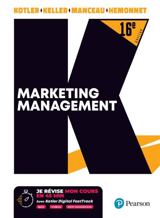Emprunter Marketing management. 16e édition livre