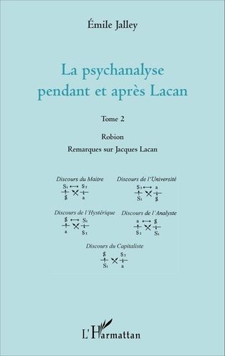 Emprunter La psychanalyse pendant et après Lacan. Tome 2, Robion, Remarques sur Jacques Lacan livre