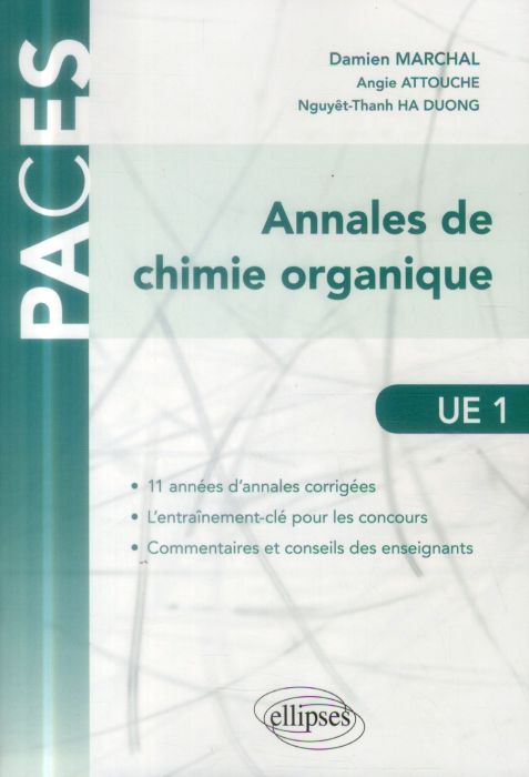 Emprunter Annales de chimie organique UE 1 livre