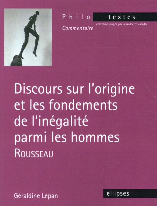 Emprunter Discours sur l'origine et les fondements de l'inégalité parmi les hommes. Rousseau livre