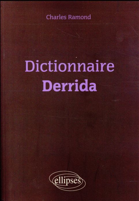 Emprunter Dictionnaire Derrida livre