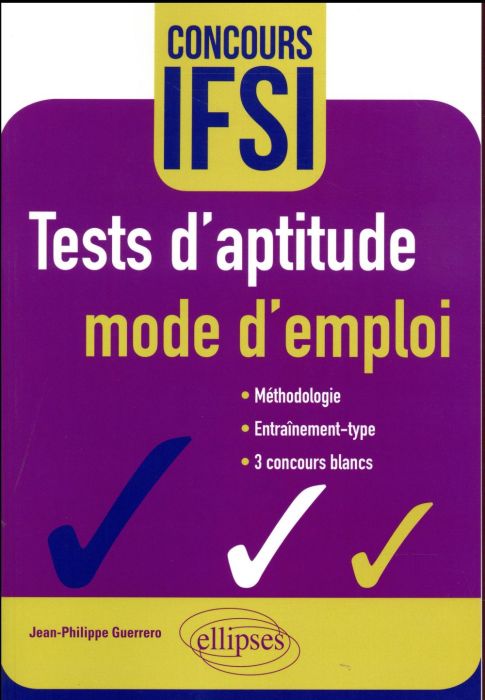 Emprunter Tests d'aptitude : mode d'emploi. Concours IFSI livre
