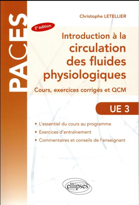 Emprunter Introduction à la circulation des fluides physiologiques. Cours, exercices corrigés et QCM, 2e éditi livre