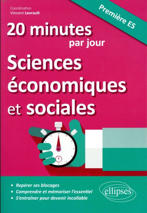 Emprunter 20 minutes de Sciences économiques et sociales par jour 1ere ES livre