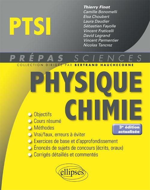 Emprunter Physique Chimie PTSI. 3e édition revue et augmentée livre