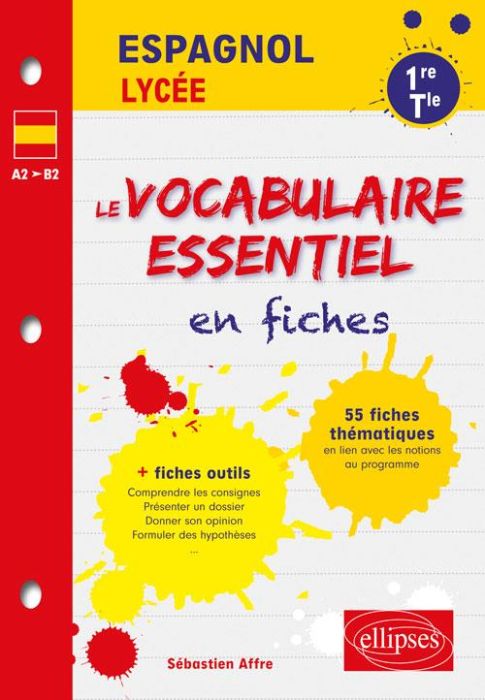 Emprunter Espagnol 1re et Tle. Le vocabulaire essentiel en fiches livre