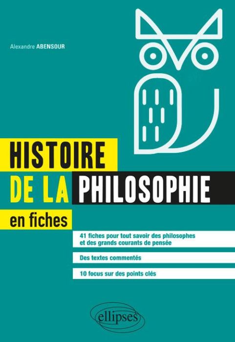 Emprunter Histoire de la philosophie en fiches livre