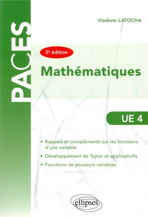 Emprunter Mathématiques UE 4. 3e édition livre