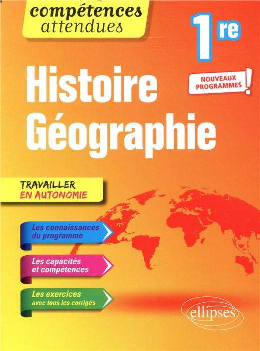 Emprunter Histoire géographie 1re. Edition 2019 livre