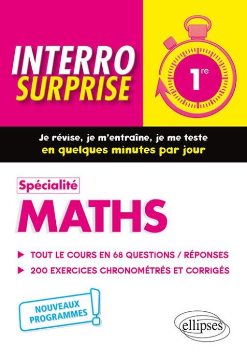Emprunter Spécialité Maths 1re. Nouveaux programmes, Edition 2019 livre
