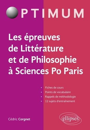 Emprunter Les épreuves de littérature et de philosophie à Sciences Po Paris livre