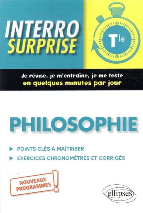 Emprunter Philosophie Tle. Points clés à maîtriser, exercices chronométrés et corrigés, Edition 2020 livre