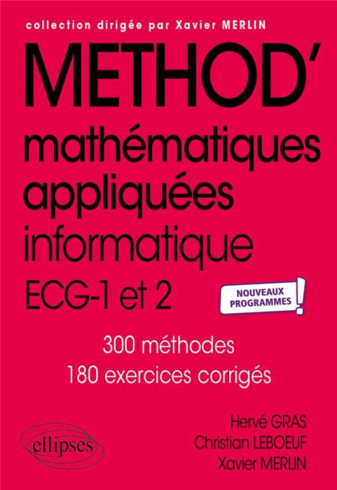 Emprunter Mathématiques appliquées ECG 1re et 2e années. Edition 2022 livre